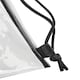 image 2 of Bagbase Transparent Drawstring Bag - Clear/Black - One Size Clear | One Size