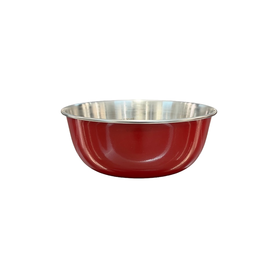 image 1 of Buckingham Stainless Steel Deep Mixing Bowl 16 cm, Red