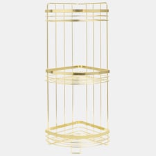 OHS 3 Tier Shower Caddy Freestanding Bathroom Corner Shelf Organiser
