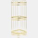 image 1 of OHS 3 Tier Shower Caddy Freestanding Bathroom Corner Shelf Organiser