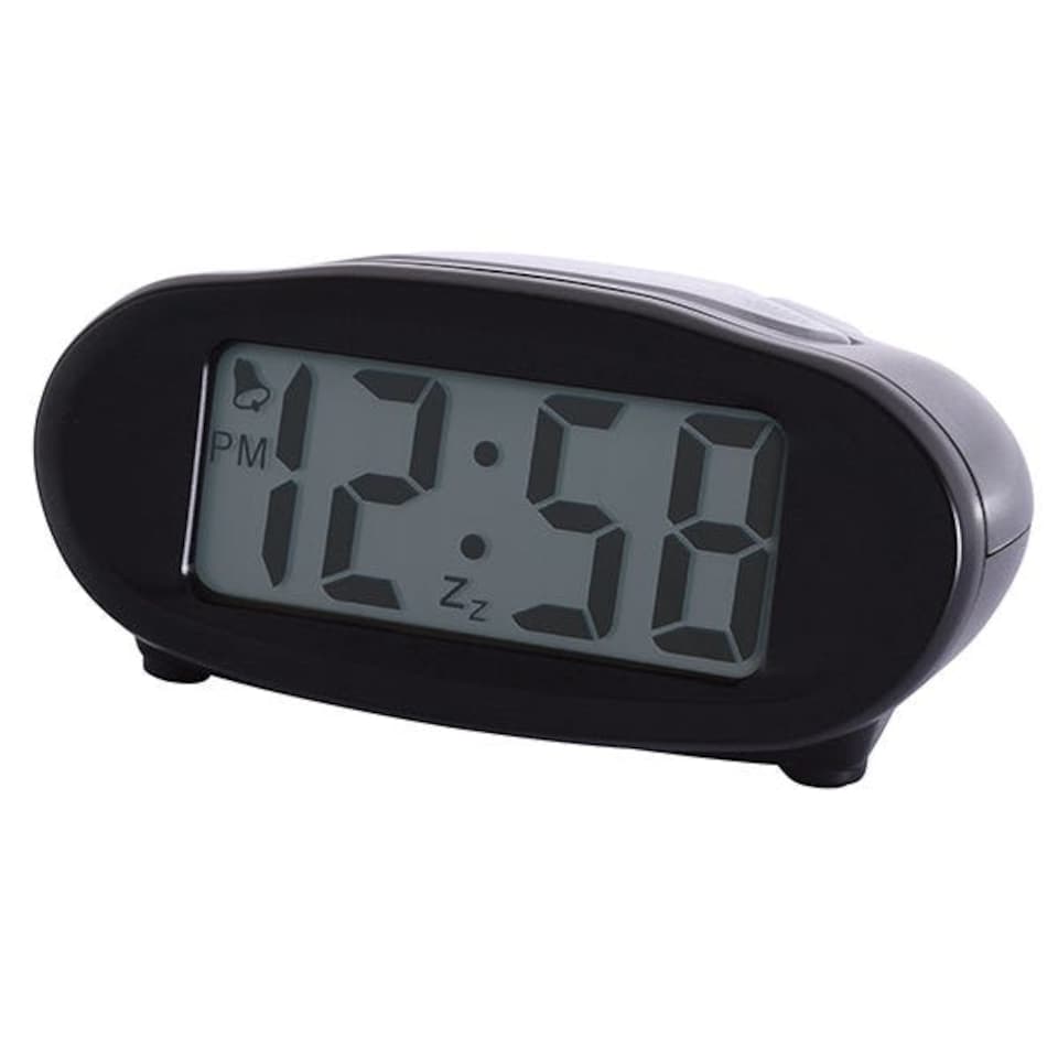 image 1 of Acctim Eclipse Alarm Clock Black