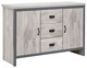 image 4 of Boston 2 Door 3 Drawer Sideboard | Grey | Grey