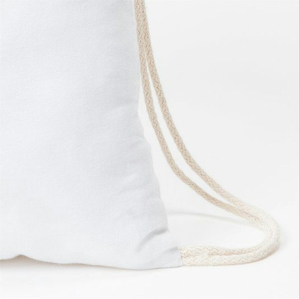 image 1 of Bullet Oregon Cotton Premium Rucksack (Pack Of 2) - White - 44 x 32 cm