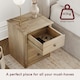 image 6 of Vida Designs Panama 3 Drawer Bedside Chest Cabinet Table Nightstand, Solid Pine Wood