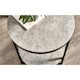 image 2 of Concrete Effect Circular Lamp Table Grey