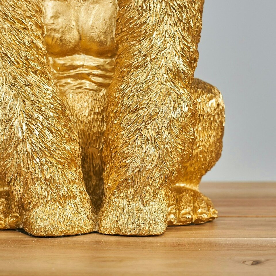 image 1 of ValueLights Gus Gorilla Gold Table Lamp