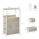 image 7 of HOMCOM 4 Drawer Storage Chest Unit Home with Shelves Home Living Bedroom