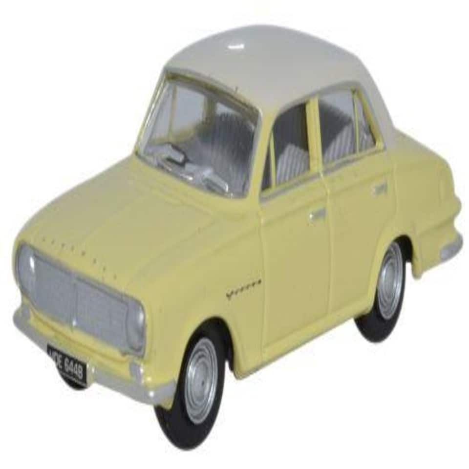 Oxford Diecast Vauxhall FB Victor Alaska White/Primrose