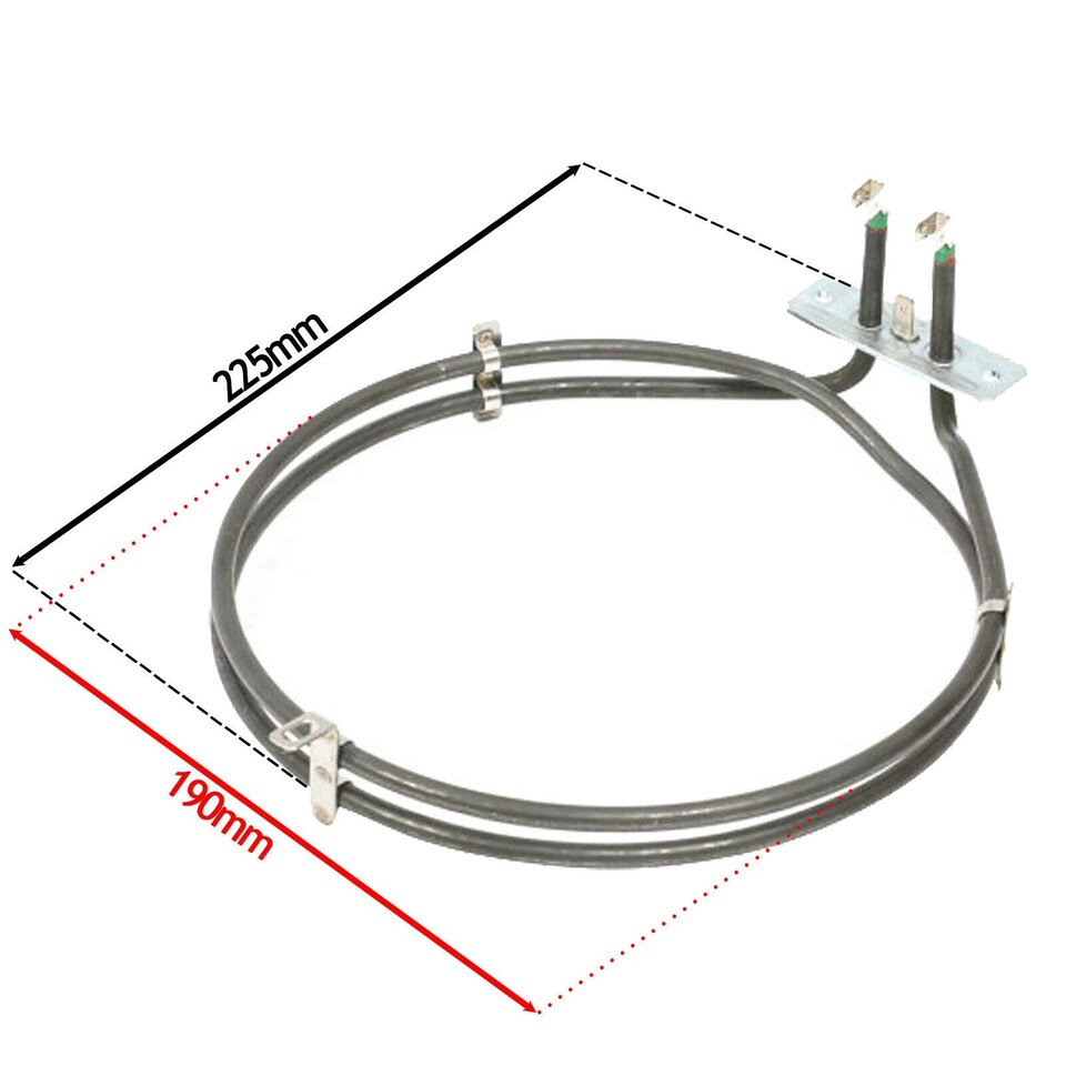 image 1 of SPARES2GO Heating Element compatible with Bertazzoni AD905MFE PRO905 W906MFECR X604MFEBI Fan Oven (2400w)