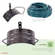 image 4 of Heavy Duty Wall Mounted Garden Hose Pipe Hanger Storage Hook
