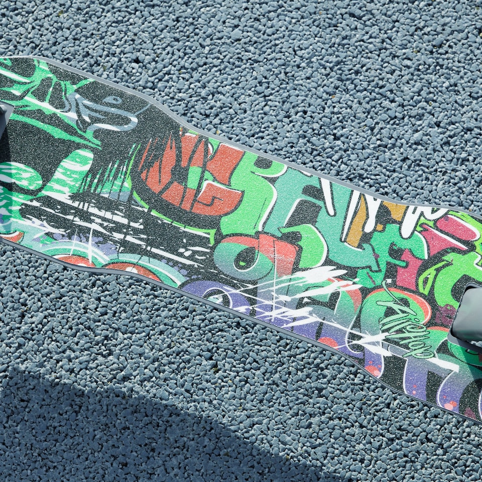 image 1 of AIYAPLAY Kids Scooter, Foldable Kick Scooter with Adjustable Handlebar, 200mm Big Wheel, Rear Fender Brake, Gift for Ages 6-12 Years, Boys and Girls | Green