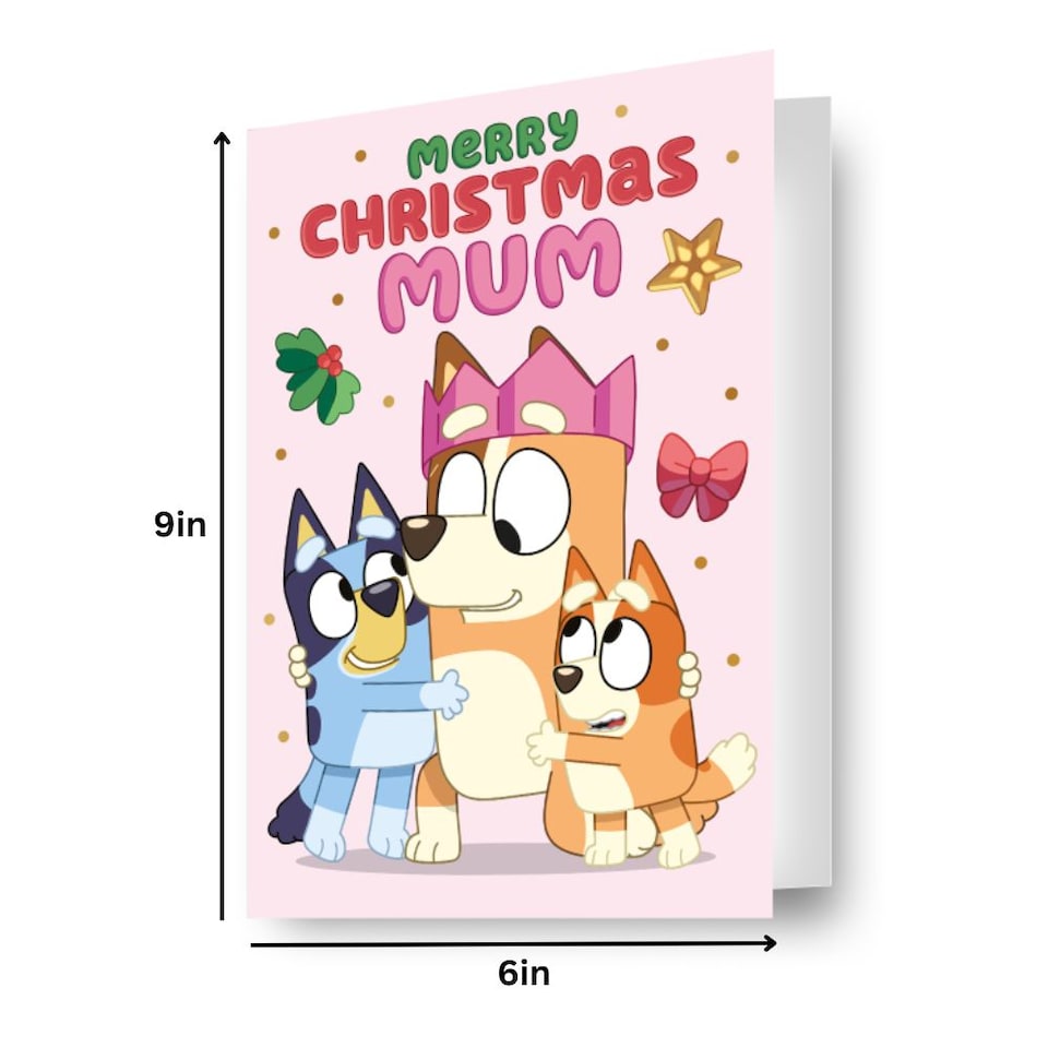 image 1 of Bluey Mum Christmas Card