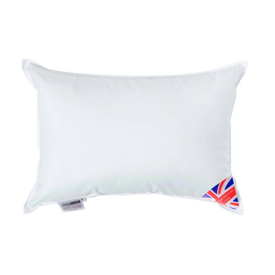 image 1 of Homescapes Luxury Super Microfibre Cushion Pad Insert Inner 40 x 30 cm (16 x 12") White