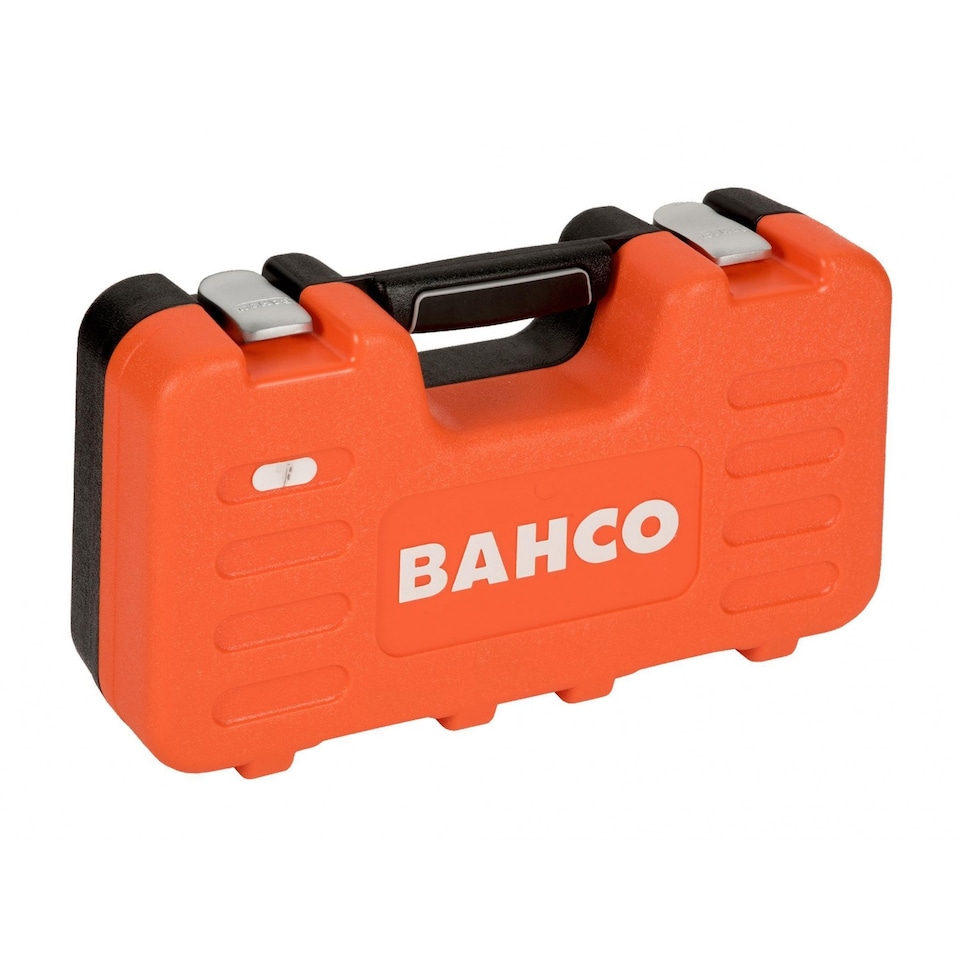 image 1 of Bahco S460 1/4in Drive Socket Set, 46 Piece | Chrome | matt chrome-plated | One Size | 1