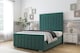 image 2 of Sloomy California Emerald Plush Bed Frame With 50" Upholstered Headboard 5' King