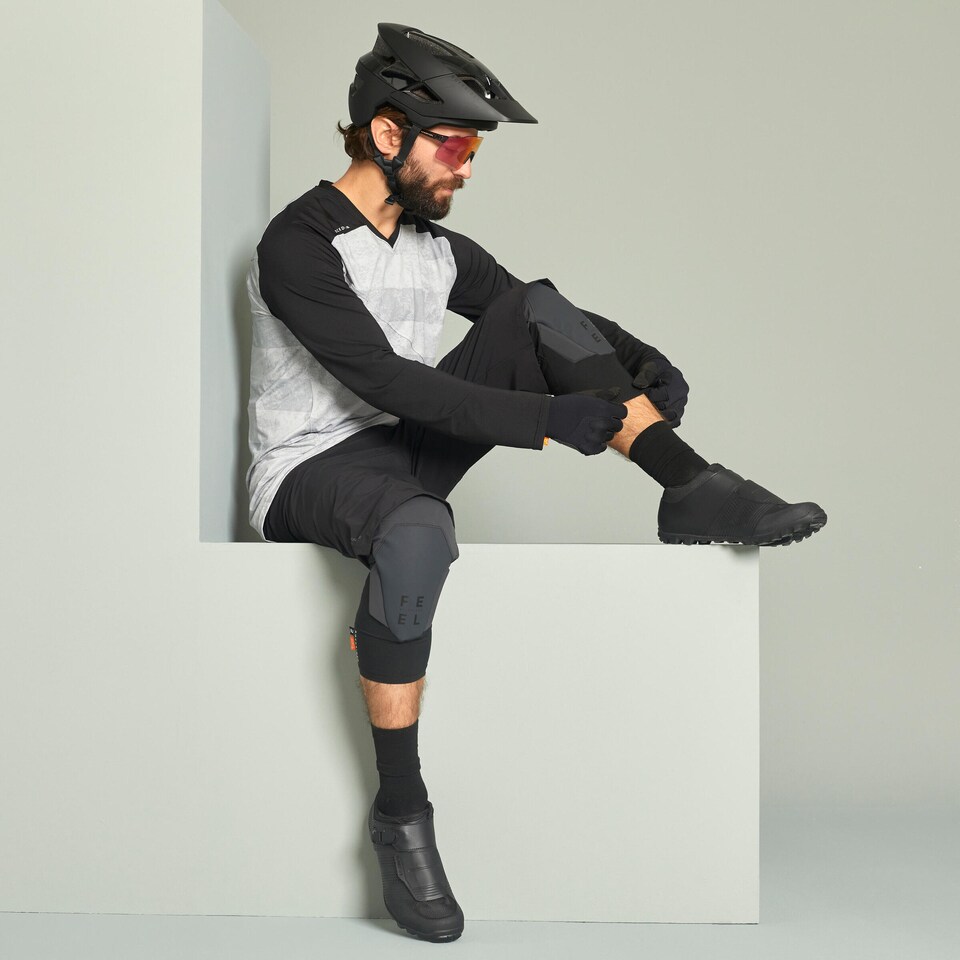image 1 of Decathlon All-Mountain Enduro Knee Pads FEEL D_STRONG 
D3O