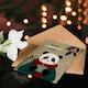 image 4 of Christmas Card Cute Happy Panda With Hot Chocolate Cup