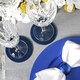 image 6 of Argon Tableware 12 Piece Metallic Charger Plates Set - Blue