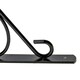 image 4 of Primrose Curved Design Hanging Basket Bracket Hook for Outdoor Wall 28cm