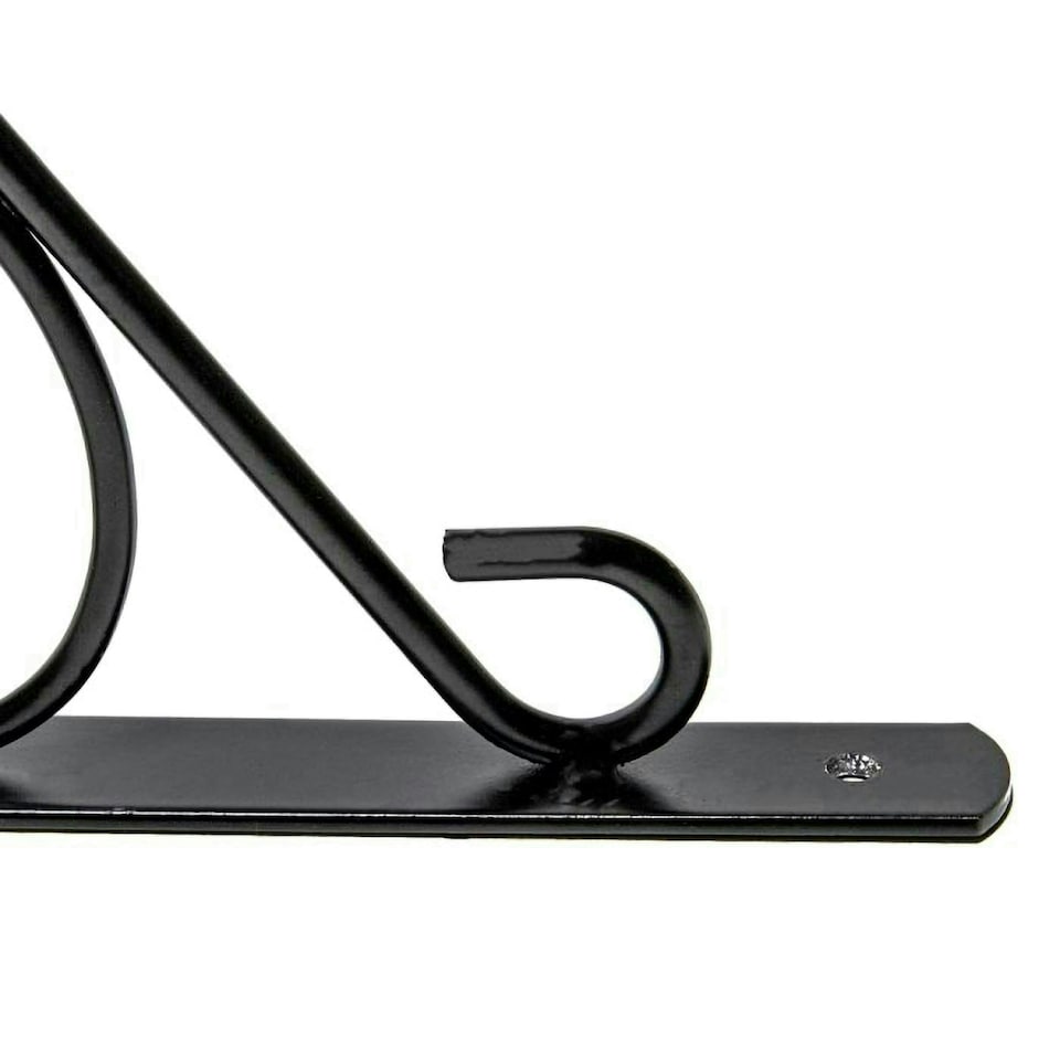 image 1 of Primrose Curved Design Hanging Basket Bracket Hook for Outdoor Wall 28cm