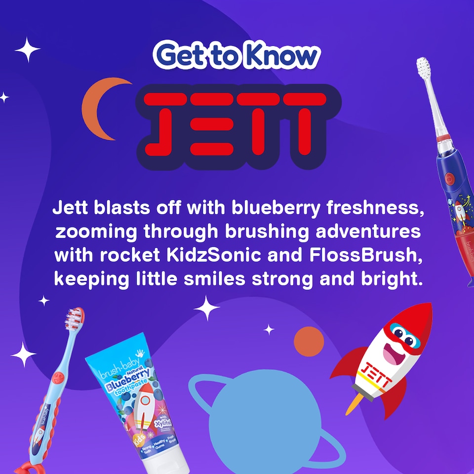 image 1 of Natural Blueberry Kids Toothpaste - 3 Pack