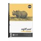 image 1 of Pack of 5 Rhino A4 200 Leaf 8mm Lined with Margin Refill Pads
