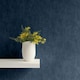 image 3 of Muriva Linen Textured Wallpaper - Blue - 10m x 53cm Blue