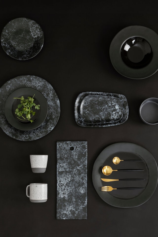 image 1 of Hygge Small Marble Effect Side Plate