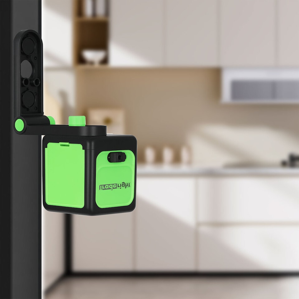 image 1 of Traderight 360 Degree Green Laser Level Self Leveling IP54 Water Resistant Tool