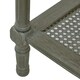 image 3 of The Serene Rattan Collection Side Table - Wood - L40 x W60 x H60 cm - Grey Grey