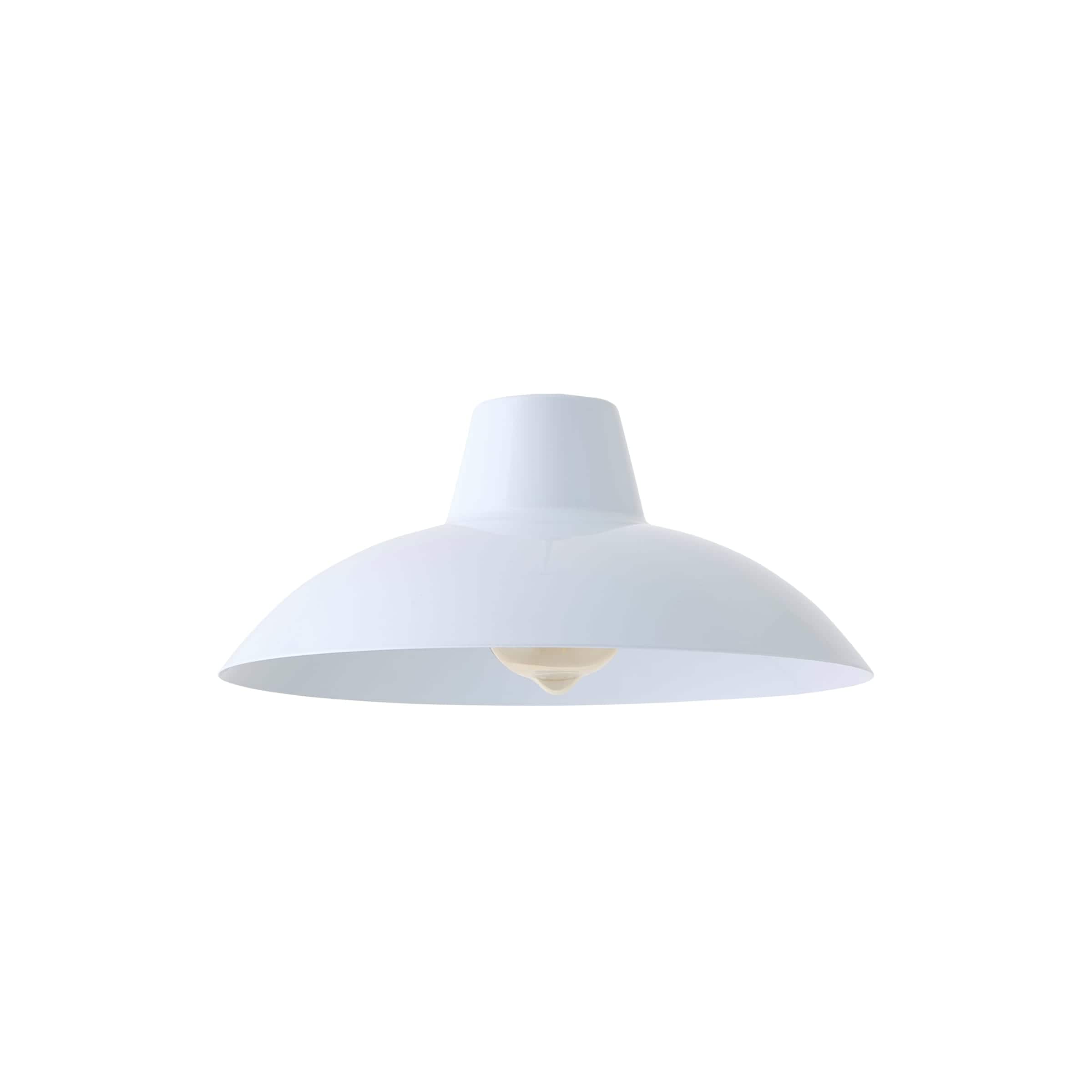 ValueLights Civic White Easy Fit Ceiling Pendant Shade White