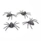 image 1 of Halloween Decorative Black Spiders - Pack of 4
