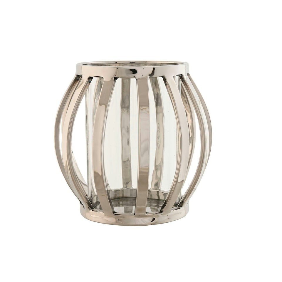 image 1 of Candleholder Home ESPRIT Silver Crystal Steel 14 x 14 x 14 cm N/A