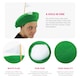 image 2 of Adult Golf Hat – Fleece Feel Beret Style Fancy Dress Cap N/A | One Size