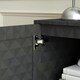 image 6 of HOMCOM Modern Storage Cupboard with Adjustable Shelf and 2 Doors, Grey 