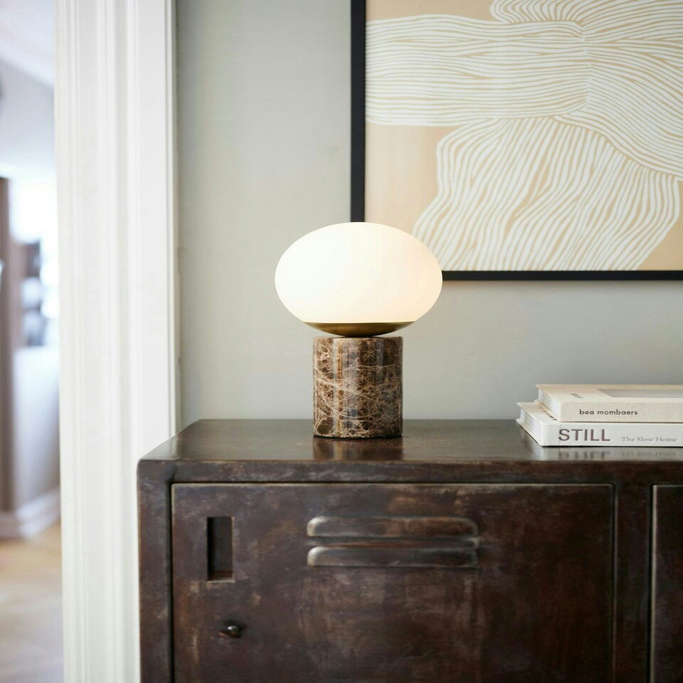 image 1 of Lilly | Table  | Marble Brown Brown | Brown