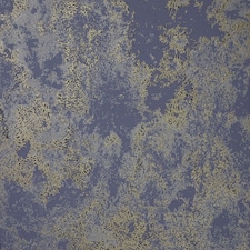 Sample of Turin Industrial Wallpaper in Navy and Gold Multi