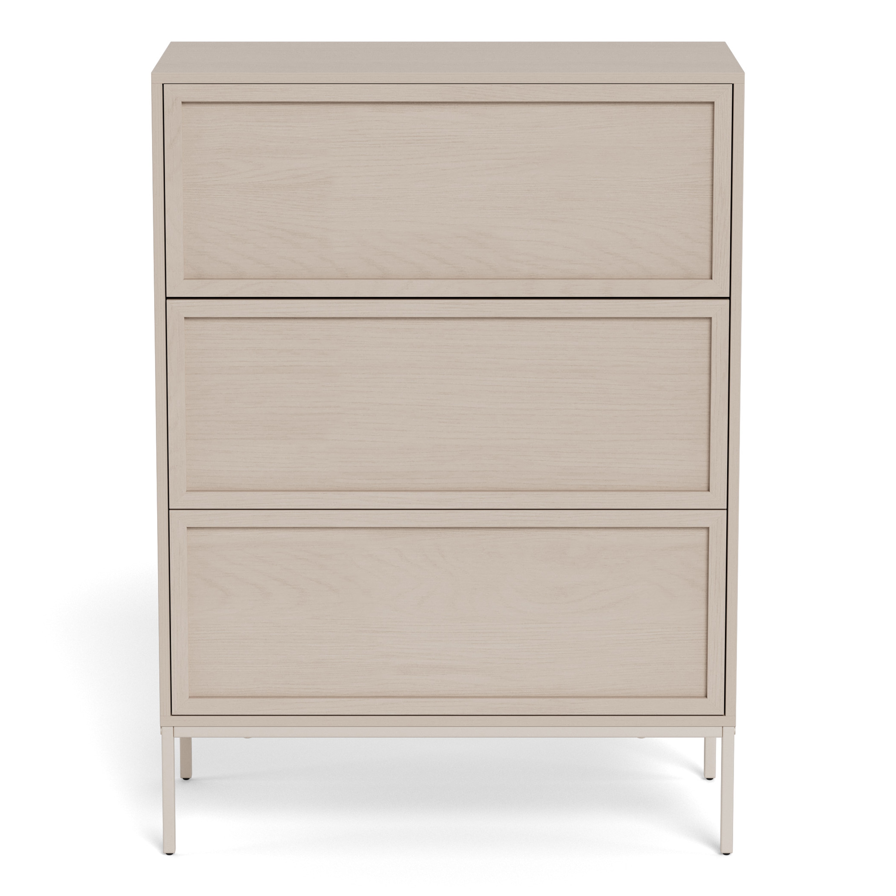 Palmdale 3 Drawer Chest in Grey