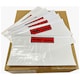 image 2 of 1000 x A5 Printed (162 x 225mm) Plastic Home Office Document Enclosed Wallets With Peal & Seal Backing Ideal For Invoices White | C5