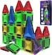image 1 of Desire Deluxe Micro Magnetic Tiles Building Blocks Toy STEM Educational Travel Size Magnetics Blocks for Kids, Preschool Sensory Montessori Toddler Magnetic Toys for Boys & Girls 3 plus Years Old 28PCS Multicolour