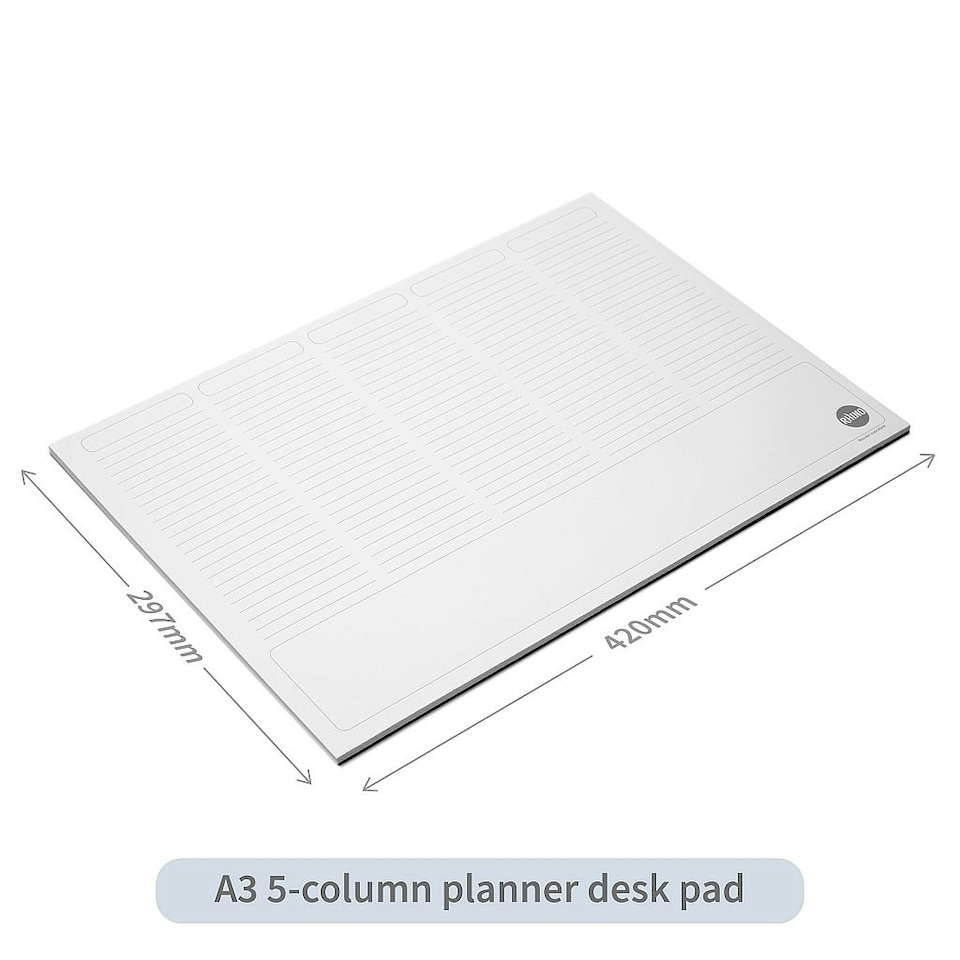 image 1 of Rhino A3 50 Sheets 5-Column Planner Desk Pad