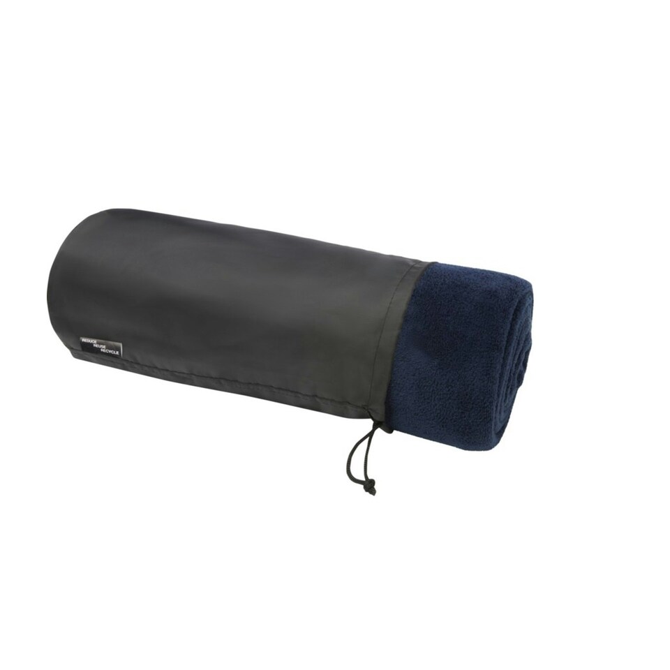 Seasons Lily Fleece Blanket - Dark Blue - One Size