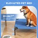 image 3 of Pawhut Elevated Pet Bed Cool Cot Dog Sleep Folding Indoor Outdoor Camping 76Lcm