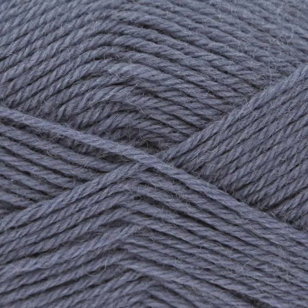 King Cole Blue Merino Blend 4 Ply Yarn (Value Pack 12 x 50g Balls) For Crochet, Knitting - 180m per ball