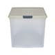 image 4 of Wham Clip 5x 62L Rectangular Plastic Storage Boxes with Clip Lock Lids. Ideal for Home, Office, Toys & More - Clear/Stone | Cream | Stone | 5