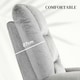 image 6 of HOMCOM Riser and Recliner Chair Lift Chair with Vibration Massage, Heat, Grey Grey