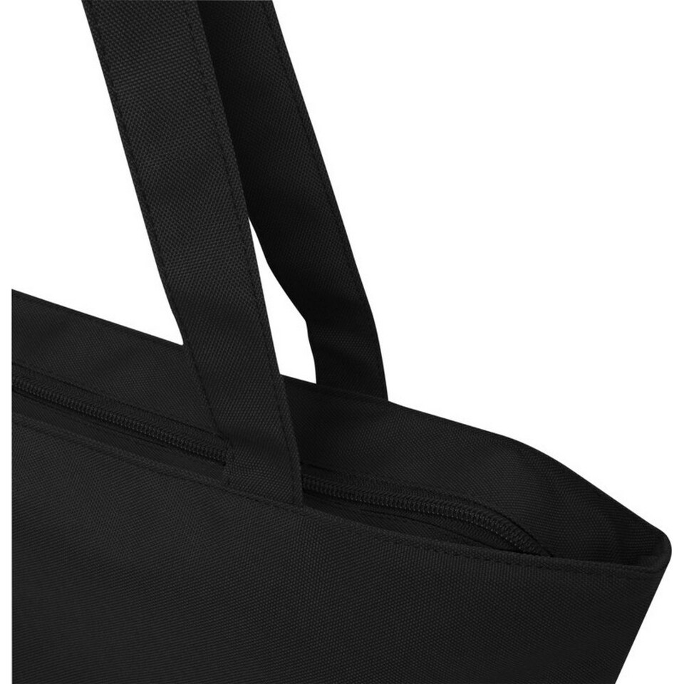 image 1 of Panama Recycled Zipped 20L Tote Bag - Solid Black - One Size Black