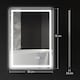 image 5 of HOMCOM 500 x 700 mm Bluetooth Bathroom Mirror with LED Lights, Illuminated Backlit Wall Mounted Vanity Mirror with 3 Colours Dimmable, Anti-Fog, Memory & Touch Switch, IP44