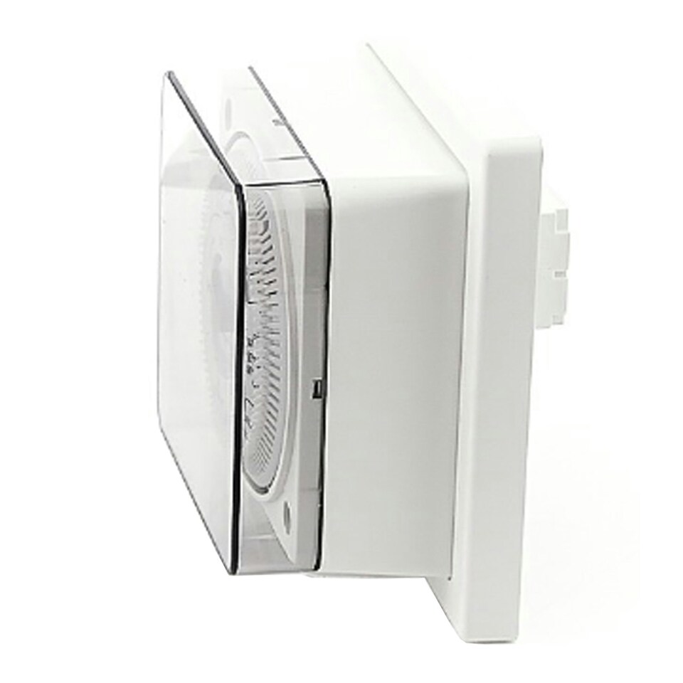 image 1 of Optimum 7 Day Socket Box Timer Time Switch Surface Single Wall Pattress