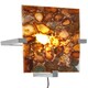 image 4 of Interiors by Premier Agate Stone Wall Light Multi